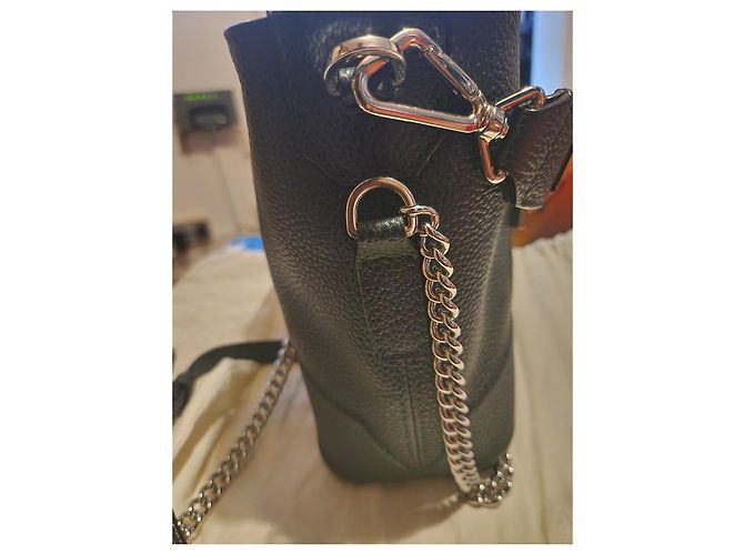 Nine Borsa a mano Lancel Ninon Verde Scuro Pelle - vista 11