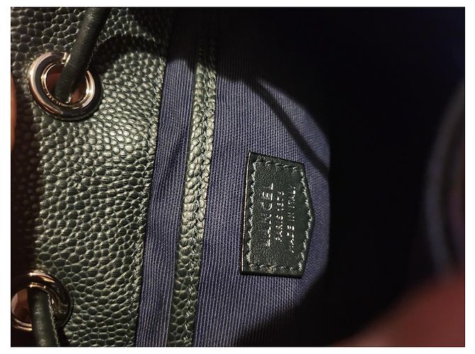 Nine Borsa a mano Lancel Ninon Verde Scuro Pelle - vista 7