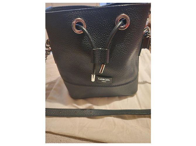 Nine Borsa a mano Lancel Ninon Verde Scuro Pelle - vista 8