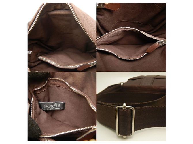 Borsa a Spalla PM Acapulco di Hermès Marrone Marrone scuro - vista 9