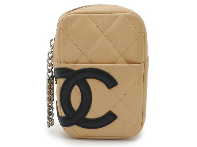 Chanel Cambon Line Cigar Case Black Beige - view 2
