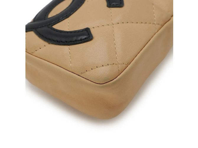 Chanel Cambon Line Cigar Case Black Beige - view 4