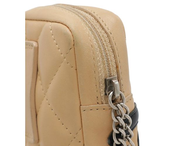 Chanel Cambon Line Cigar Case Black Beige - view 5