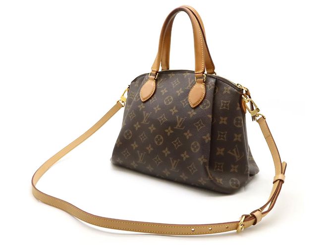 Bolsa Louis Vuitton Monogram Rivoli PM Marrom - vista 3