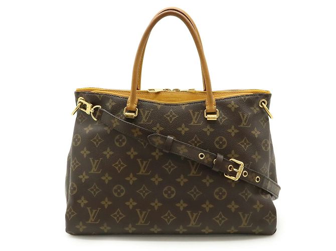 Borsa a mano Monogram Pallas di Louis Vuitton D'oro - vista 2