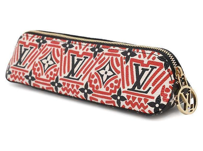 Monogramm Stiftetui von Louis Vuitton Rot Roh - Ansicht 2