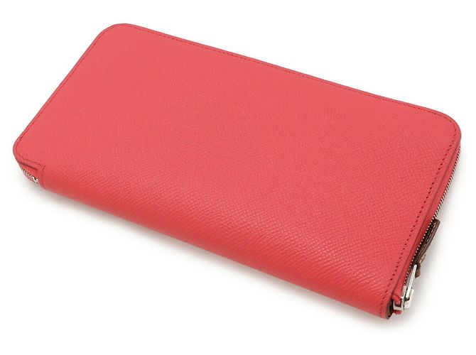 Portafoglio Lungo in Seta Azap di Hermès Rosa - vista 3