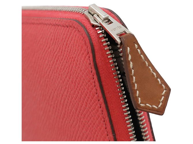 Portafoglio Lungo in Seta Azap di Hermès Rosa - vista 5
