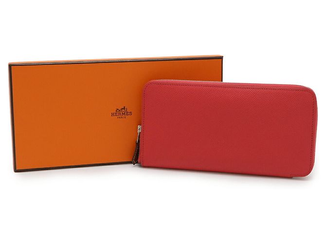 Portafoglio Lungo in Seta Azap di Hermès Rosa - vista 8