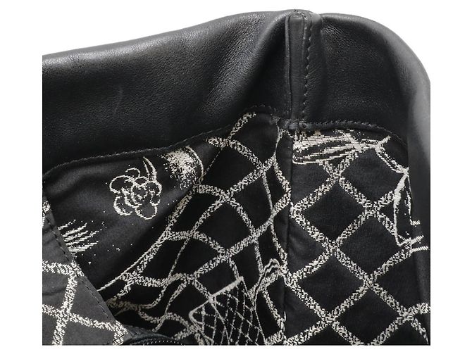 Chanel Essential Tote Bag Schwarz Weiß - Ansicht 10