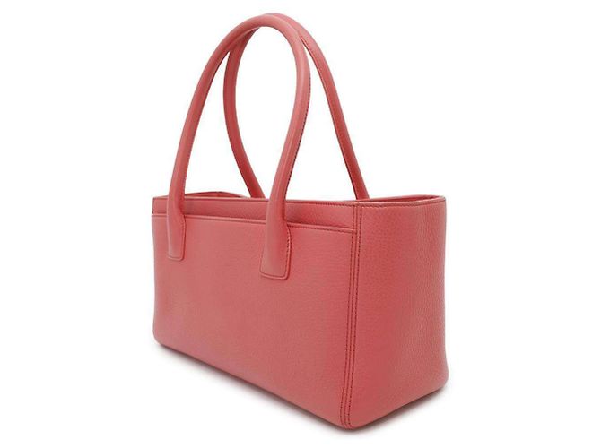 Executive Chanel rosa Leder Tragetasche Pink - Ansicht 2