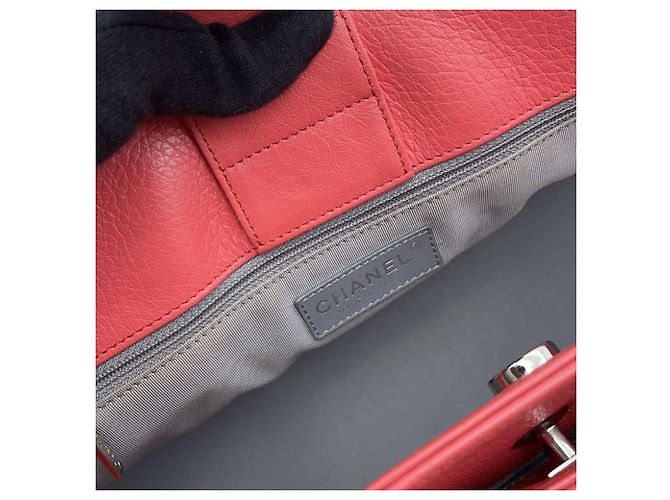 Executive Chanel rosa Leder Tragetasche Pink - Ansicht 9