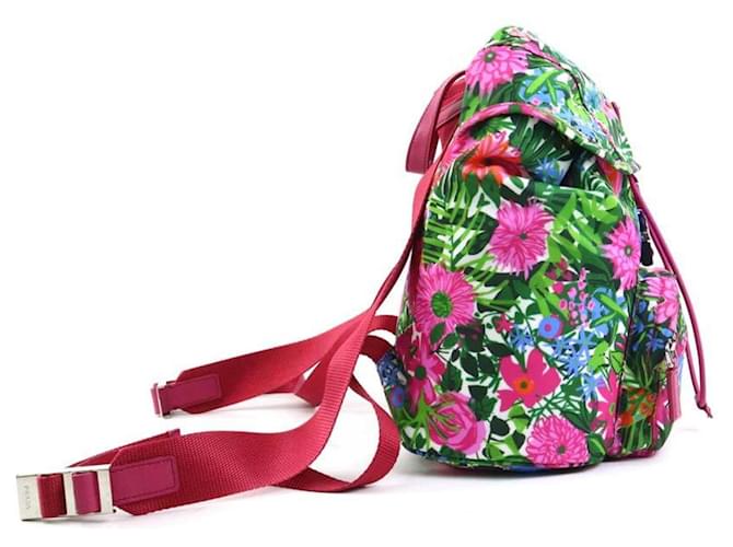 Zaino in nylon multicolore Prada - vista 2