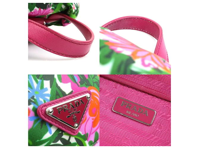 Zaino in nylon multicolore Prada - vista 5