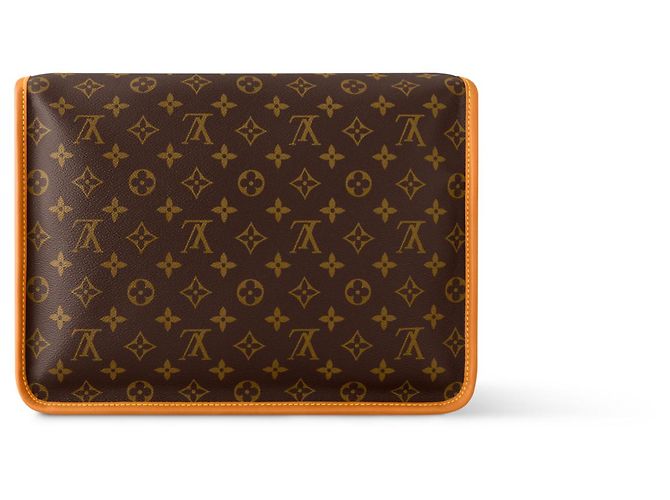 Borsa Messenger Louis Vuitton Monogram Marrone - vista 4