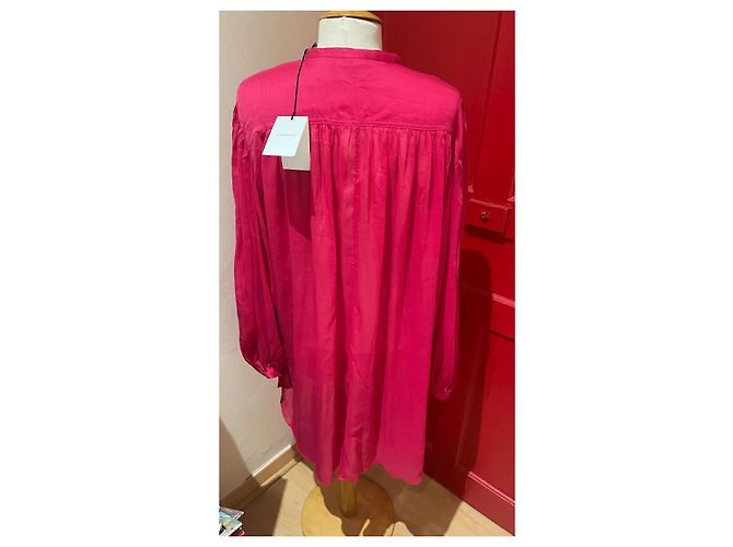 Vestido Isabel Marant de seda rojo Roja - vista 3