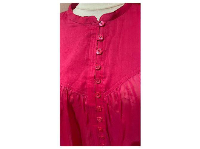 Vestido Isabel Marant de seda rojo Roja - vista 4