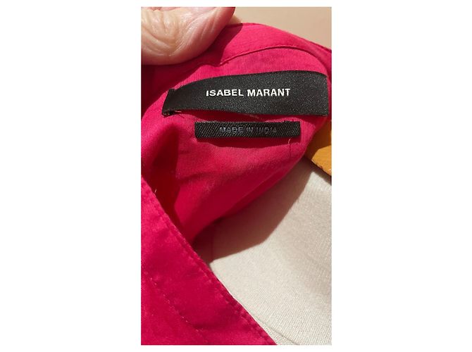 Vestido Isabel Marant de seda rojo Roja - vista 6