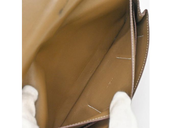 Hermès Hermes Dogon Duo GM Langbörse Grau Taupe - Ansicht 10