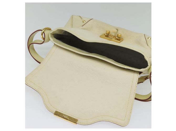 LOUIS VUITTON Schultertasche Suhari Resensual Weiß M95845 LV Auth 123753 - Ansicht 18