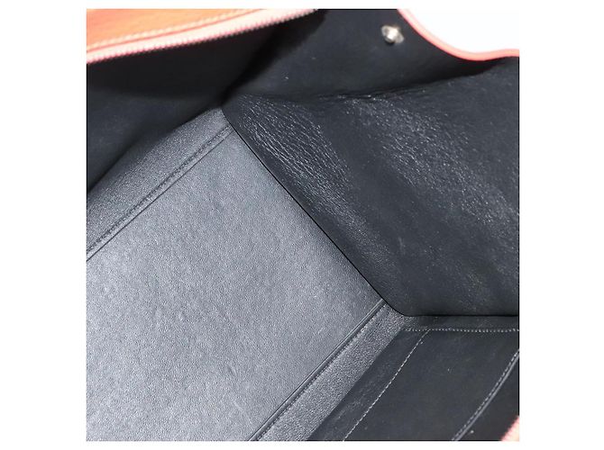 Céline CELINE Trapeze Medium Borsa a Mano Pelle Suede 2in1 Rossa Argento Auth gh084 Rosso - vista 18