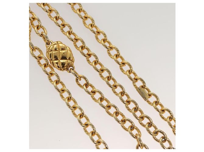 CHANEL Kettengürtel aus Metall Gold CC Auth bs25545 Golden - Ansicht 3