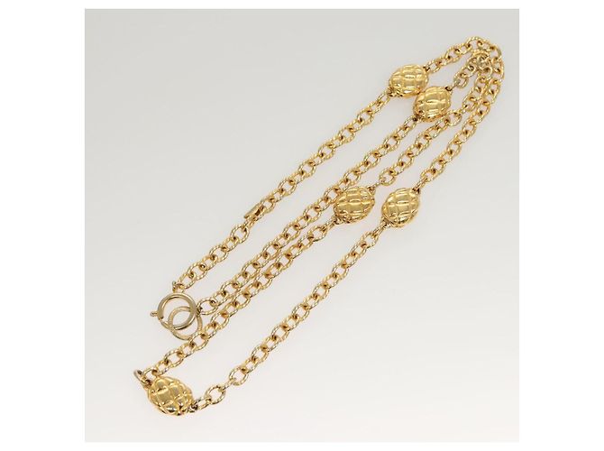 CHANEL Kettengürtel aus Metall Gold CC Auth bs25545 Golden - Ansicht 6