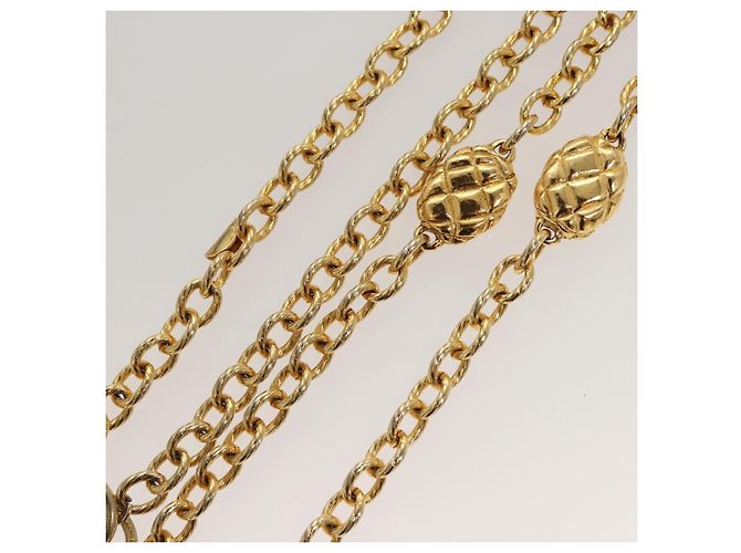 CHANEL Kettengürtel aus Metall Gold CC Auth bs25545 Golden - Ansicht 8