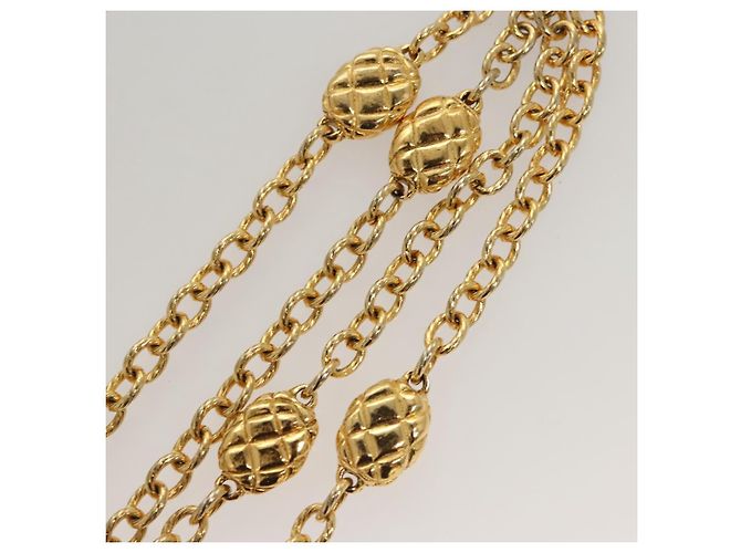CHANEL Kettengürtel aus Metall Gold CC Auth bs25545 Golden - Ansicht 9