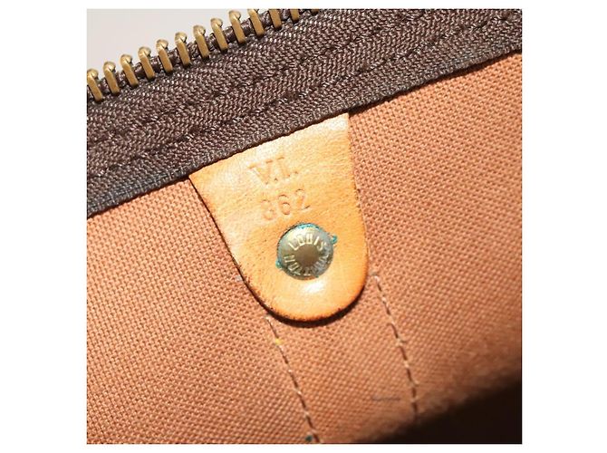 LOUIS VUITTON Monogram Keepall 60 Borsa Boston M41422 LV Auth 119896 Monogramma - vista 12
