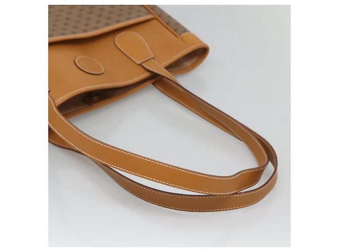 Gucci Borsa tote Micro GG Supreme in PVC beige oro 002 39 0173 Auth ki5697 D'oro - vista 7
