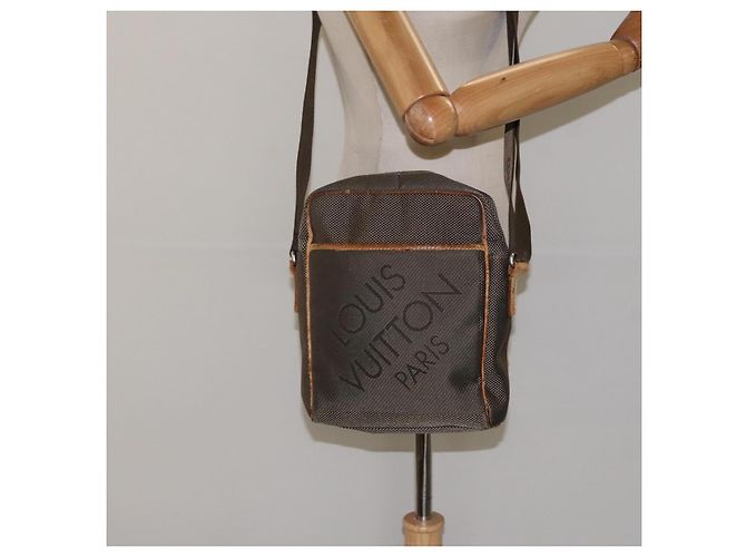 LOUIS VUITTON Borsa Sitadan NM Damier Geant Marrone M93224 LV Auth hk2564 - vista 24