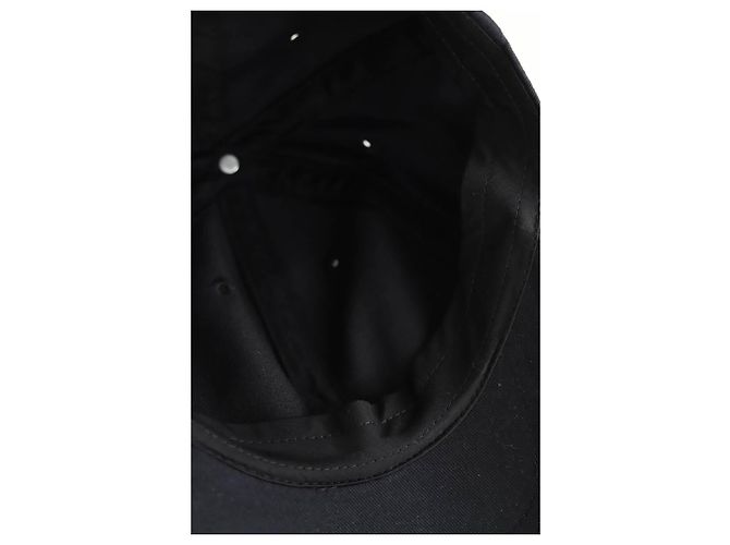 Thierry Mugler Gorra de algodón negra - vista 4