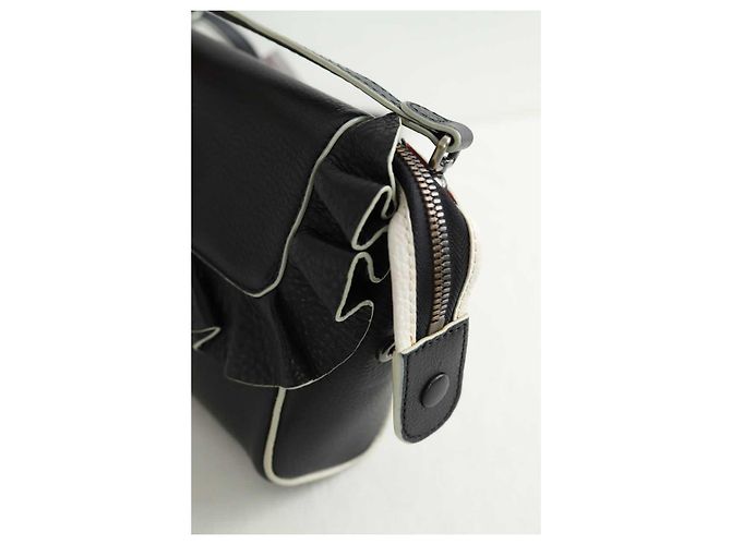 Paule Ka Bolso de hombro de cuero negro - vista 2