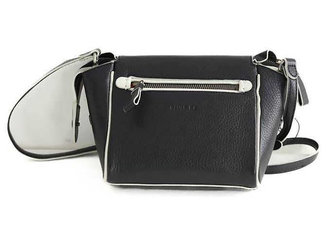 Paule Ka Bolso de hombro de cuero negro - vista 3