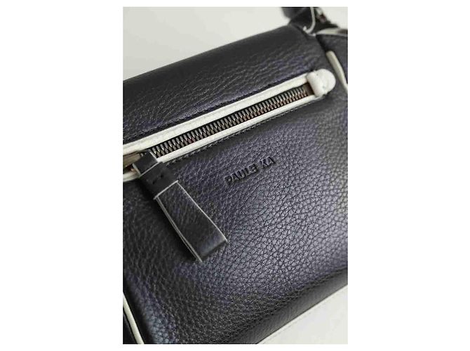 Paule Ka Bolso de hombro de cuero negro - vista 4