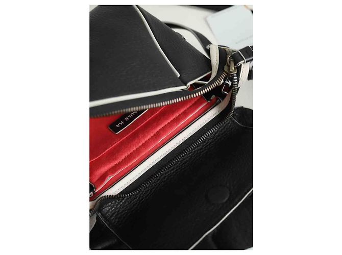 Paule Ka Bolso de hombro de cuero negro - vista 6