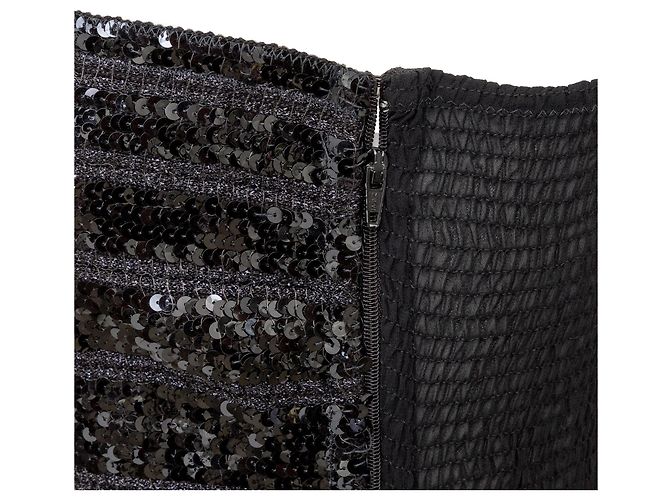 La Perla Ritmo di Perla Paillettenkleid Schwarz - Ansicht 14