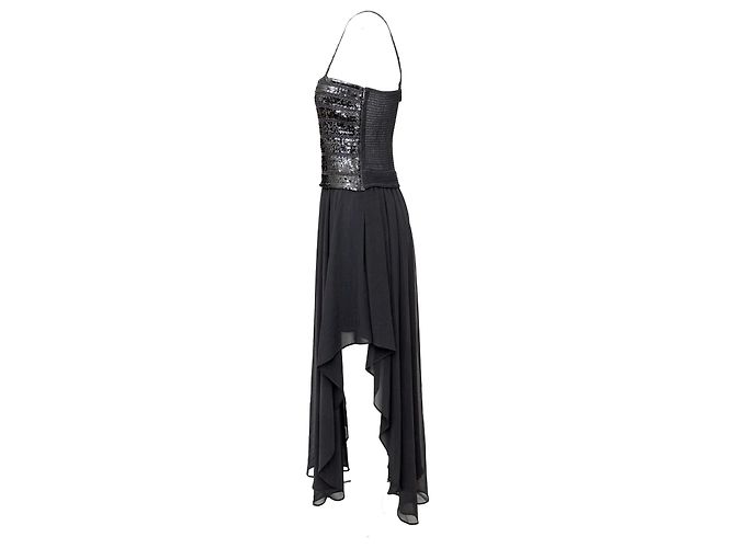 La Perla Ritmo di Perla Paillettenkleid Schwarz - Ansicht 2
