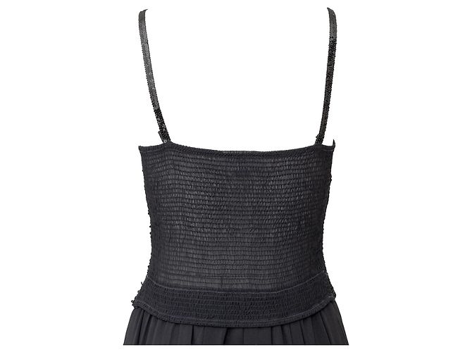 La Perla Ritmo di Perla Paillettenkleid Schwarz - Ansicht 5