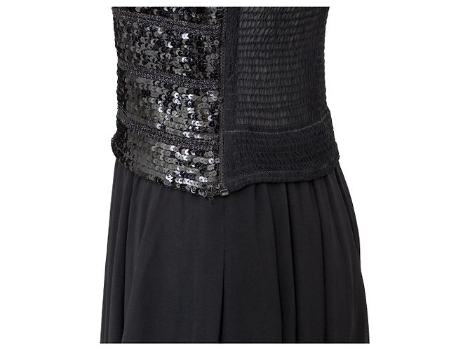 La Perla Ritmo di Perla Paillettenkleid Schwarz - Ansicht 6