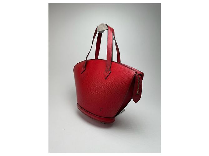 Vintage Louis Vuitton Saint Jacques EPI Leder Tasche rot - Ansicht 3