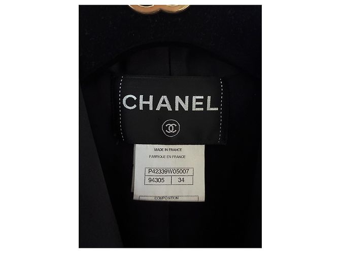 Chanel Giacca da passerella nuova in pizzo e ricamo da 11K$ Nero - vista 17