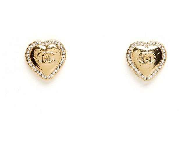 Chanel Parure Collier Sautoir und Ohrringe 2024 Herzkette Set Golden - Ansicht 6