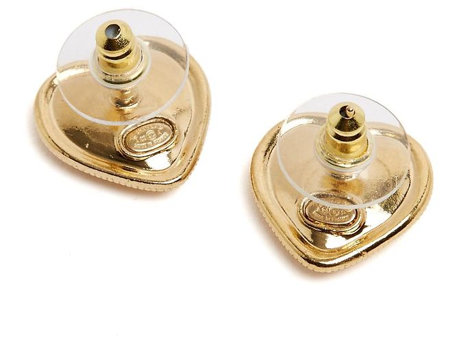 Chanel Parure Collier Sautoir und Ohrringe 2024 Herzkette Set Golden - Ansicht 8