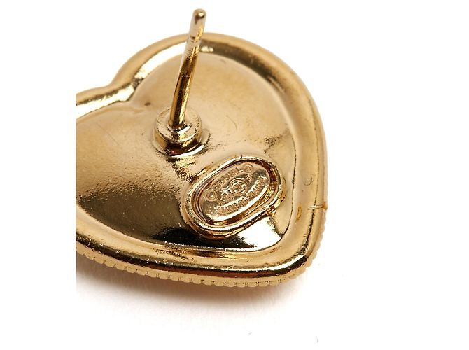 Chanel Parure Collier Sautoir und Ohrringe 2024 Herzkette Set Golden - Ansicht 9