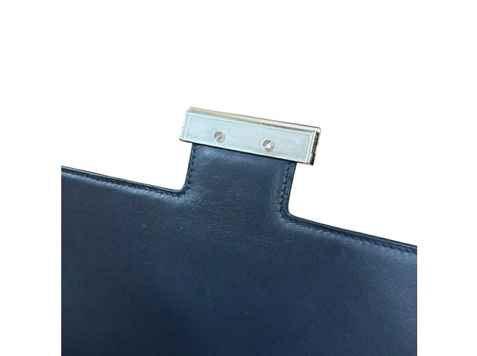 Sac à main Constance d'Hermès Bleu Marine - vue 10