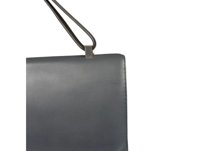 Sac à main Constance d'Hermès Bleu Marine - vue 8