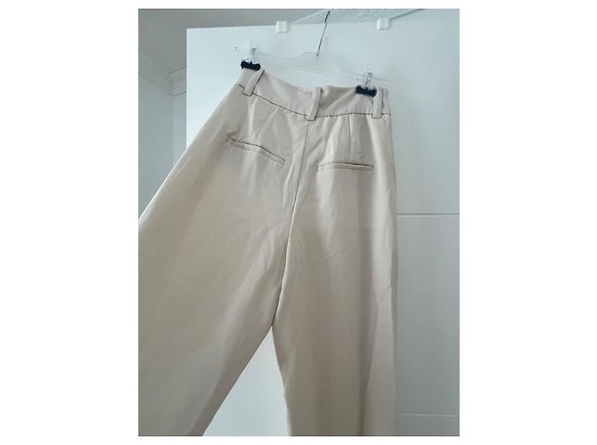 Pantalón Vince beige de corte recto - vista 4