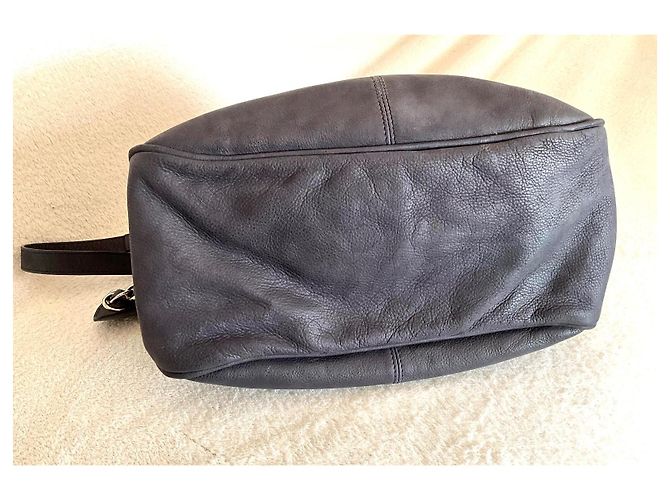 Borsa Vanessa Bruno in pelle Grigio Blu Scuro - vista 6